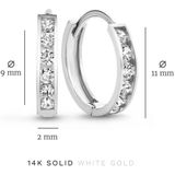 Isabel Bernard - Cadeau d'Isabel - Gift Set - Witgoud - Oorknopjes