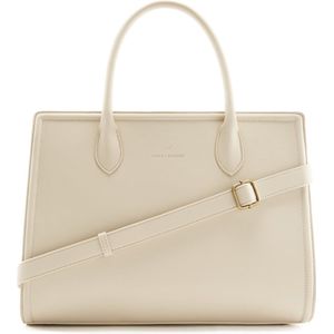 Violet Hamden Essential Bag Dames Laptoptas/Shopper Kunstleer - Beige