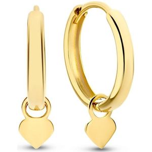 Isabel Bernard - Belleville Amore - Oorringen - Goud - Hartbedel
