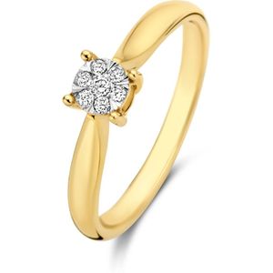 Isabel Bernard - De la Paix Hanaé - Ring - Goud - 14 Karaat - Diamant 0.08 Ct