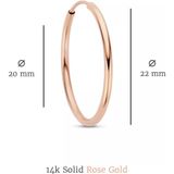 Isabel Bernard - Cadeau d'Isabel - Oorbellen Set - Rosé Goud