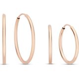 Isabel Bernard - Cadeau d'Isabel - Oorbellen Set - Rosé Goud