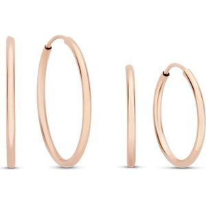 Isabel Bernard - Cadeau d'Isabel - Oorbellen Set - Rosé Goud