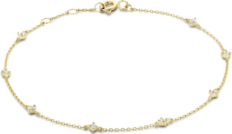 Isabel Bernard - Rivoli Esmée - Armband - Goud - 16.5 - 18 CM