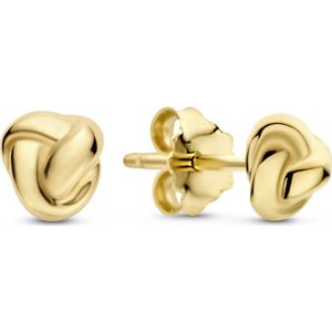 Beloro Jewels Della Spiga - Dames Oorknoppen - 9 karaat