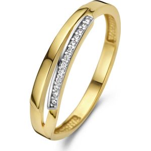 Beloro Jewels Monte Napoleone Dames 9 karaat Ring Goud (54)