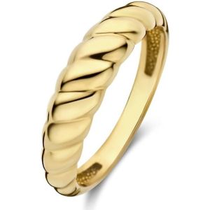 Isabel Bernard Aidee Elodie 14 karaat gouden ring met twist voor dames