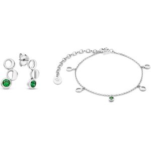 Violet Hamden - Violet's Gift - Armband en Oorbellen - 925 Sterling Silver - Zirkonia