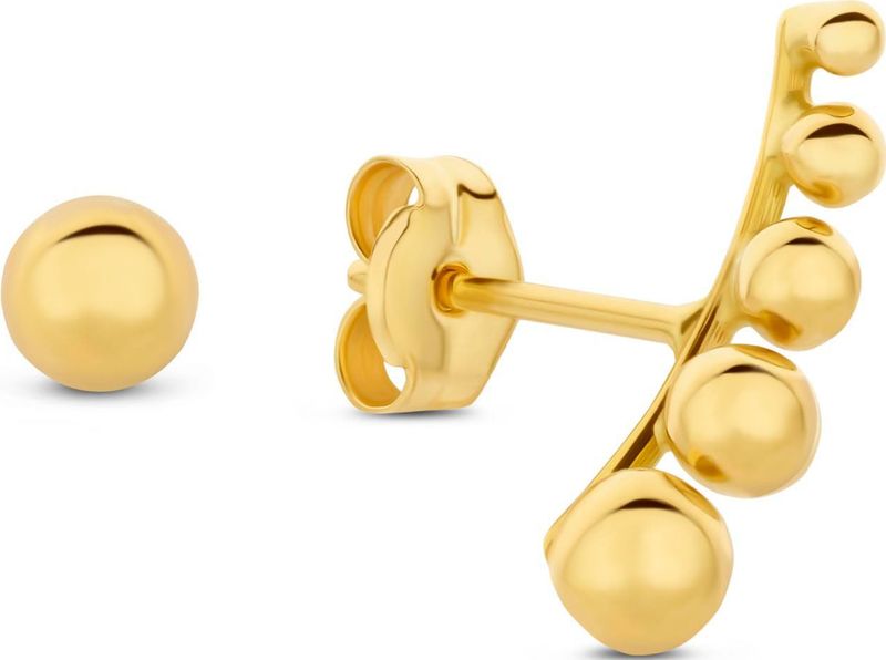 Isabel Bernard - Rivoli Cézanne - Oorknoppen - 14 Karaat Goud