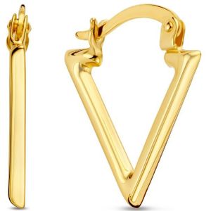 Beloro Jewels - Della Spiga - Dames Oorringen - Goud - 9 Karaat