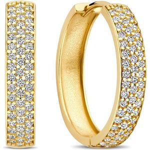 Amor Creolen dames oorsieraden, goud, wordt