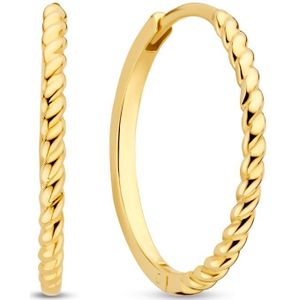 BELORO Oorbellen - Della Spiga Giana Creolen in gold
