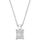 Isabel Bernard - De la Paix Maxime - Ketting - 14 Karaat Witgoud - Met Diamanten