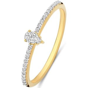 Isabel Bernard - De la Paix - Ring - Goud - Diamant 0.10 karaat