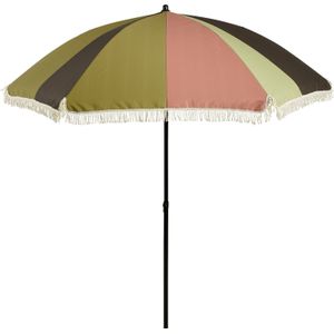 In the Mood Collection parasol Rissy groen 30+UV D 220 cm