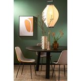 Mica Decorations Pego Hanglamp - H73 x Ø54 cm - Linnen - Off-white