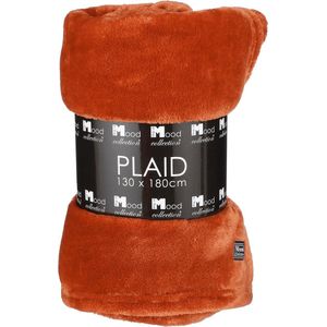 In The Mood Collection Famke Fleece Plaid L180 x B130 Terra