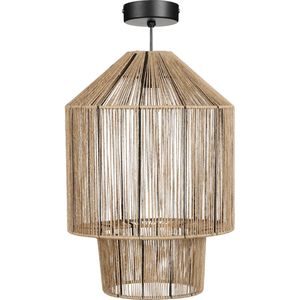 Mica Decorations - Elsa - Hanglamp - Lichtbruin - Jute