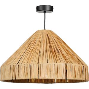 Mica Decorations - Elisa - Hanglamp - Lichtbruin - Raffia