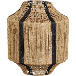 Mica Decorations - Liliano - Lantaarn - Zwart - Jute