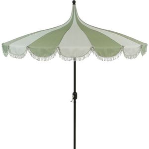 In The Mood Collection Rissy Parasol - H238 x �220 cm - Lichtgroen