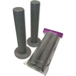 Ilènne - 2 x Armbanden houder pilaar donker grijs