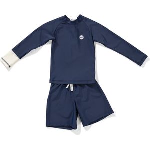 Tenue Soleil - UV Set - Blauw - 8-10 jaar - Bescherming tegen UVA en UVB