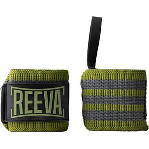 Reeva Wrist Wraps Groen - Wrist Wraps geschikt voor Fitness, Crossfit en Krachttraining - Wrist Wraps voor Heren en Dames