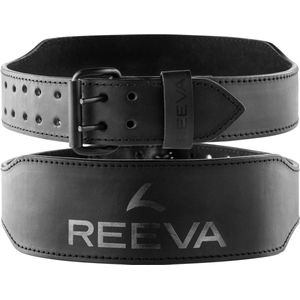 Reeva Leren Fitness Riem Zwart - XS