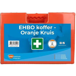 EHBO Koffer - Oranje Kruis - Gecertificeerd - Inclusief Wandhouder