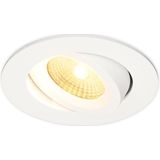 LED inbouwspot Salerno wit 8 Watt 2700K IP44 kantelbaar