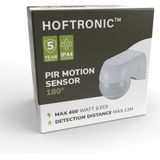HOFTRONIC - Bewegingssensor - IP44 Waterdicht - 180 Graden Draaibaar
