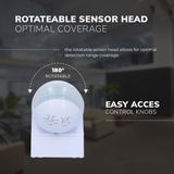 HOFTRONIC - Bewegingssensor - IP44 Waterdicht - 180 Graden Draaibaar