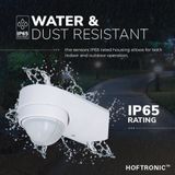 HOFTRONIC - Bewegingssensor - Binnen - IP65 Waterdicht - Inclusief Schemerschakelaar