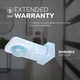 HOFTRONIC - Bewegingssensor - IP65 Waterdicht - 360 Graden Detectiehoek - 20 Meter Detectieafstand