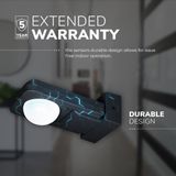 HOFTRONIC - Bewegingssensor - IP65 Waterdicht - Inclusief Schemerschakelaar