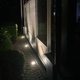 6x HOFTRONIC Maisy - Grondspots LED voor buiten - Rond - RVS - IP65 Waterdicht - Verwisselbare GU10 - 5 Watt 400 Lumen - 6000K Daglicht wit - Tuinspots en inbouwspots buiten voor in de grond - 3 jaar garantie