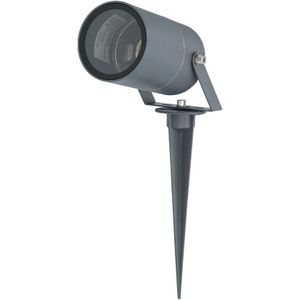 Spikey dimbare LED prikspot aluminium antraciet excl. GU10 spot IP65 waterdicht 3 jaar garantie