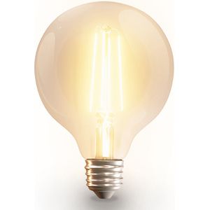 Smart E27 LED filament lamp - G95 - Wifi & Bluetooth - 806lm - 7 Watt - Warm wit tot koud wit