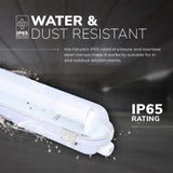 LED T8 TL Armatuur - 60 cm - IP65 - 9W - Flikkervrij - ABS en Polycarbonaat