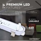 LED T8 TL Armatuur - 60 cm - IP65 - 9W - Flikkervrij - ABS en Polycarbonaat