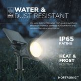 Bend LED Solar Prikspot richtbaar 3000K warm wit IP65 waterdicht Tuinspot