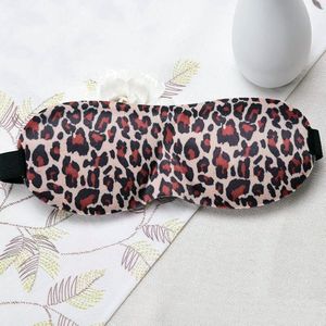 Premium Zijden - 3D Deluxe - Slaapmasker - Oogmasker - Panterprint