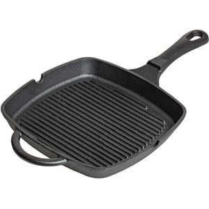 Blackwell Grillpan - Gietijzer - 23 x 23 cm - zonder anti-aanbaklaag