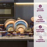 Cosy & Trendy - Quintana - Serviesset - Groen - Aardewerk - 18-delig voor 6 Personen