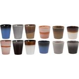Studio Tavola - Koffieset Earth - Bekers & Koffiekopjes - 12 Stuks - Aardewerk