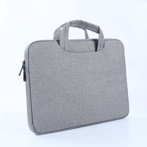 MoKo H221 Sleeve 15.4 inch Notebook Tas - Hoes Multipurpose voor Macbook Sleeve Bag Travel Aktetas voor HP DELL Xiaomi  - grijs