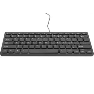 Mini Toetsenbord USB Bedraad kabel Multimedia Kaypad Draagbare Laptop - K1000 - Computer PC Windows - Geschikt voor: Macbook Mac OS