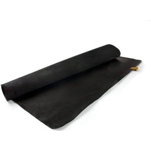 Yakiniku - BBQ Accessoire Kamado Vloermat 110 x 70 cm - Leer - Zwart