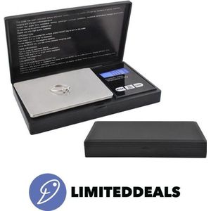 Zak weegschaal van 0,01G tot wel 200G nauwkeurig - In doosje - Digitaal - 6 meeteenheden -  Inclusief batterijen - LimitedDeals
